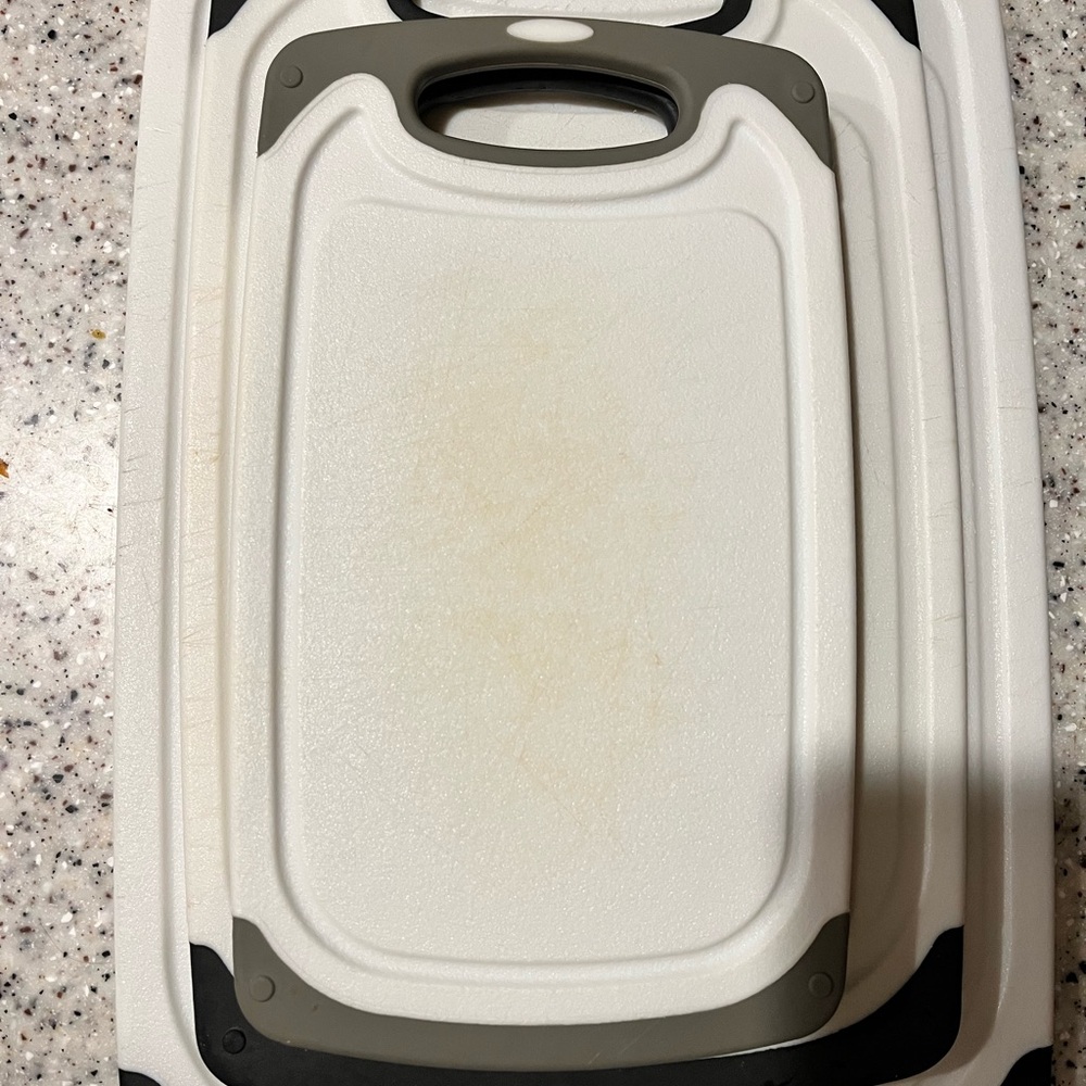 Set of Three Cutting Boards with Handles